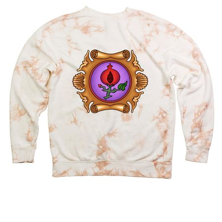 Granada Pomegranate&nbsp;, a Dusty Pink Tie Dye Crewneck Sweatshirt