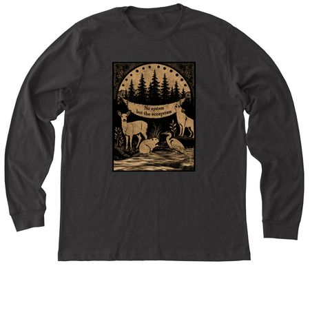 No System But The Ecosystem, a Dark Grey Heather Premium Long Sleeve Tee