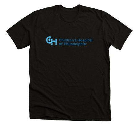 CHOP logo, a Black Heather Premium Unisex Tee
