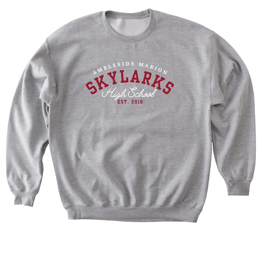 Ambleside High School, a Sport Grey Softstyle Crewneck Sweatshirt