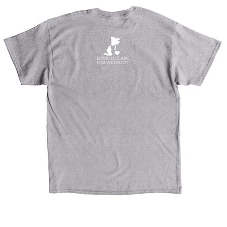 I Got Neutered at LCHS Shirt, a Sport Grey Classic Unisex Tee (back-view)