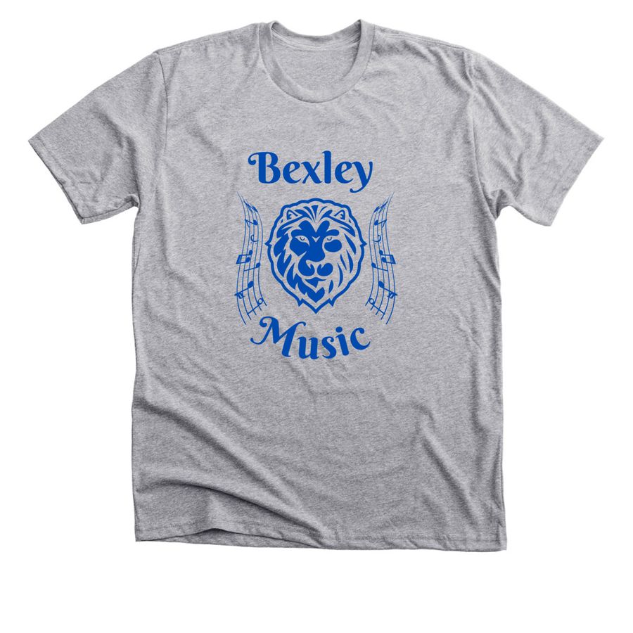 Bexley Music Blue Print, a Athletic Heather Premium Unisex Tee
