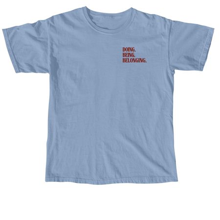 There's Room for Everyone, a Washed Denim Comfort Colors Unisex Tee