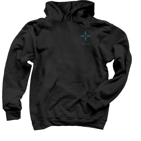 The Recovery Explorers Club, a Black Pullover Hoodie