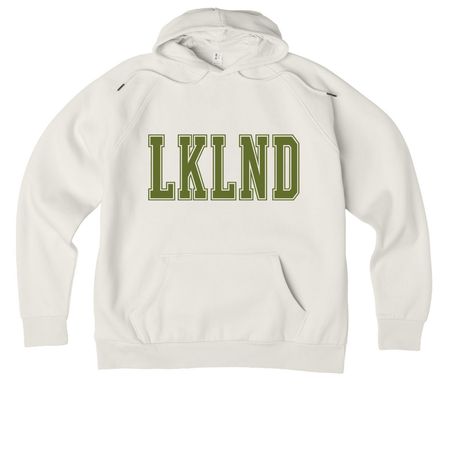 LKLND, a White Sand Allmade Organic CVC Pullover Hoodie