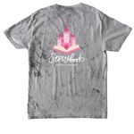 Storybook Entertainment Plain Logo, a Smoke Comfort Colors Colorblast Tee (back-view)
