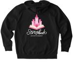 Storybook Entertainment Plain Logo, a Black Stanley/Stella Unisex Cultivator 2.0 Zip Up Pullover Hoodie (back-view)