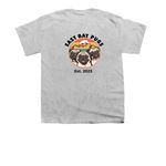 East Bay Pugs Logo, a Sport Grey Youth Unisex Tee (back-view)