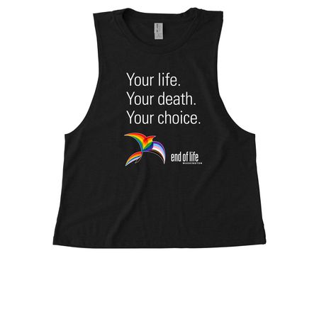EOLWA - Pride Edition!, a Deep Black Allmade Eco Triblend Women?s Muscle Tank