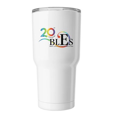 Celebrating 20 years of BLES!, a White Insulated Tumbler