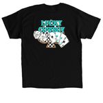 Lucky cowboy&nbsp;, a Black Classic Unisex Tee (back-view)