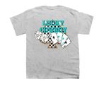 Lucky cowboy&nbsp;, a Sport Grey Youth Unisex Tee (back-view)