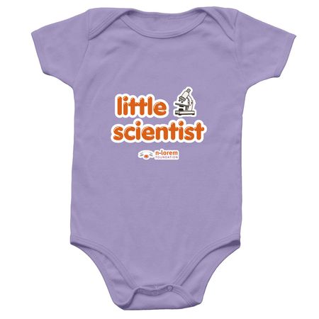Little Scientist Onesie, a Lavender Infant Onesie