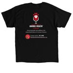 The People of Animal Health Podcast Apparel, a Black Classic Unisex Tee (back-view)