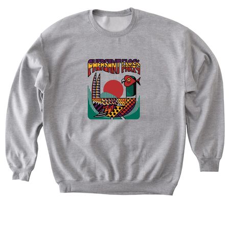 Pheasant Flock Party DBA log, a Sport Grey Softstyle Crewneck Sweatshirt
