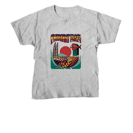 Pheasant Flock Party DBA log, a Sport Grey Youth Unisex Tee