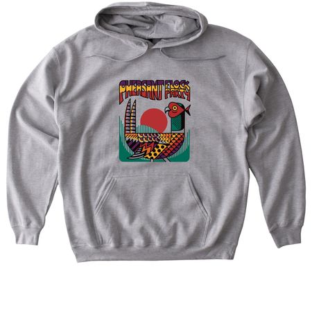 Pheasant Flock Party DBA log, a Sport Grey Gildan Softstyle Pullover Hoodie