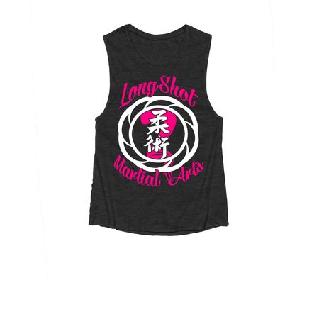 Ladies of LongShot, a Dark Grey Heather Women's Muscle Tank