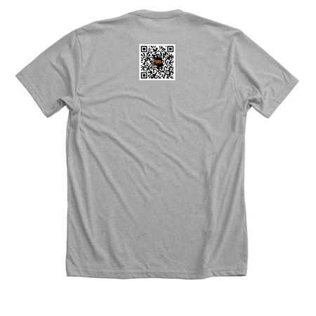 Him Not Them, a Athletic Heather Premium Unisex Tee (back-view)