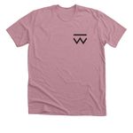 Girls with Guns, Have More Fun ?&nbsp;, a Heather Orchid Premium Unisex Tee (back-view)