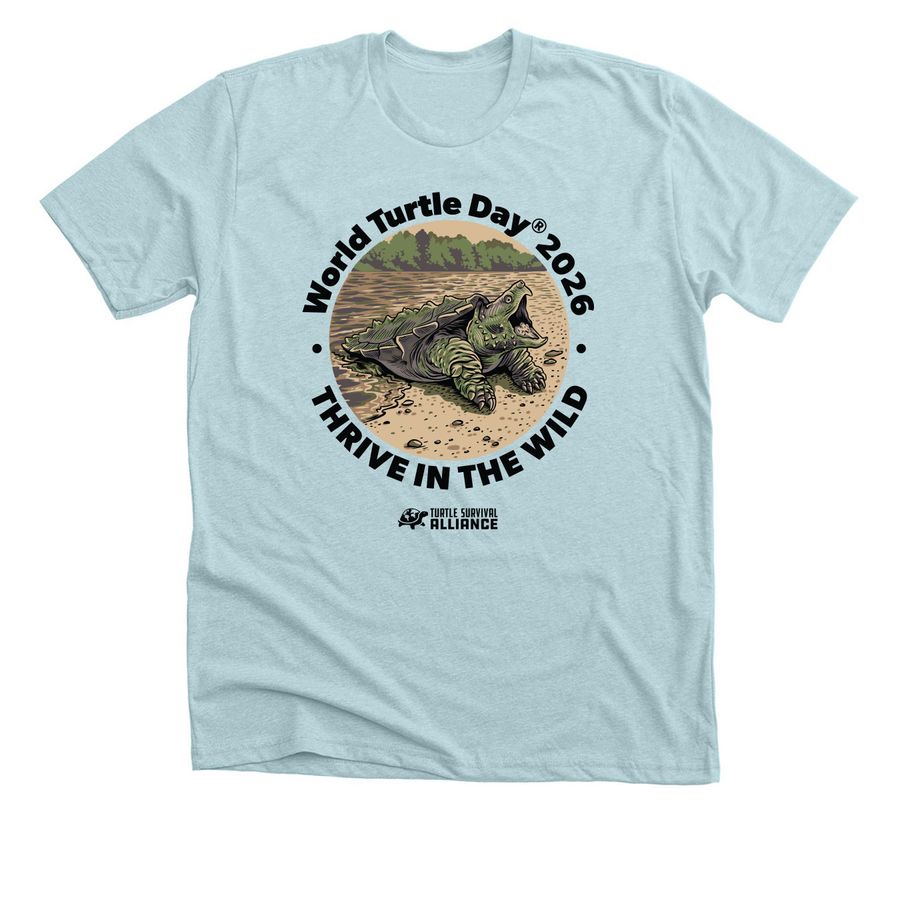 World Turtle Day? 2026, a Heather Ice Blue Premium Unisex Tee