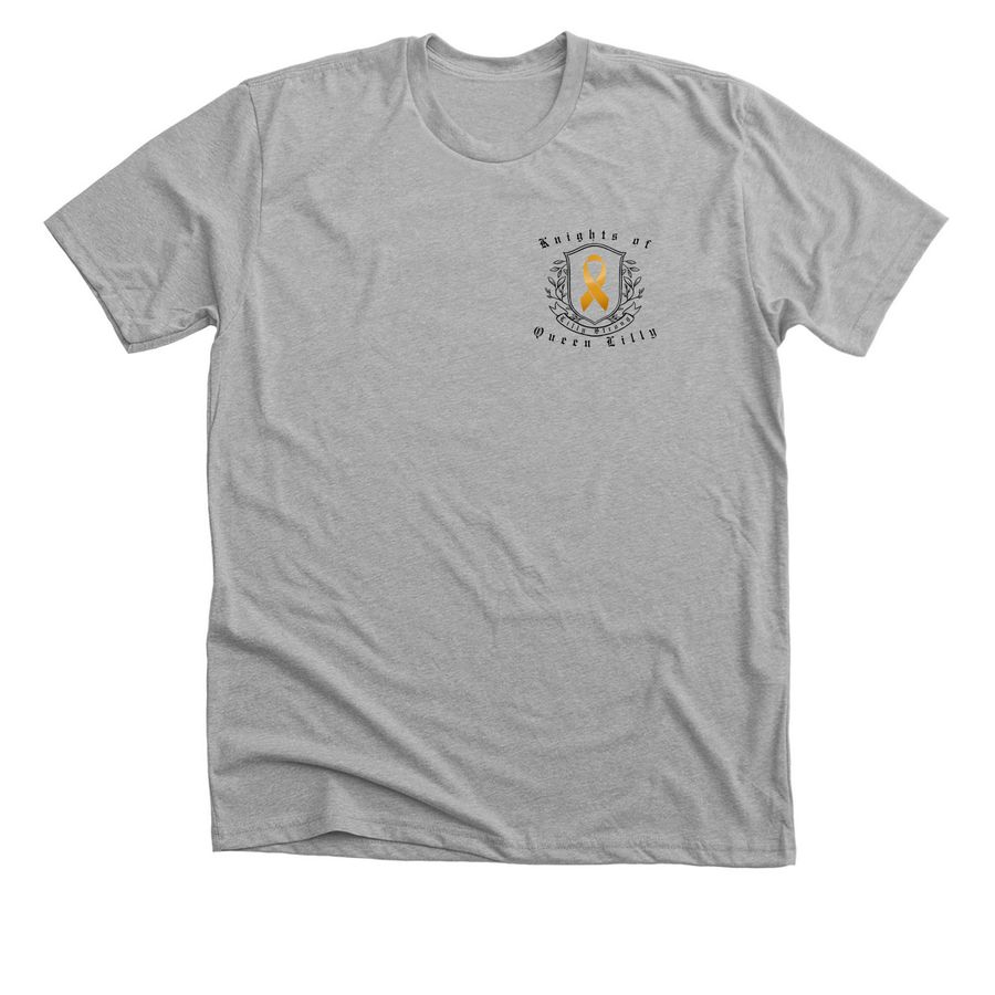 Heavy Lies the Crown, a Athletic Heather Premium Unisex Tee