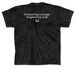 For my friend Nathan, a Black Classic Tie Dye Tee (back-view)