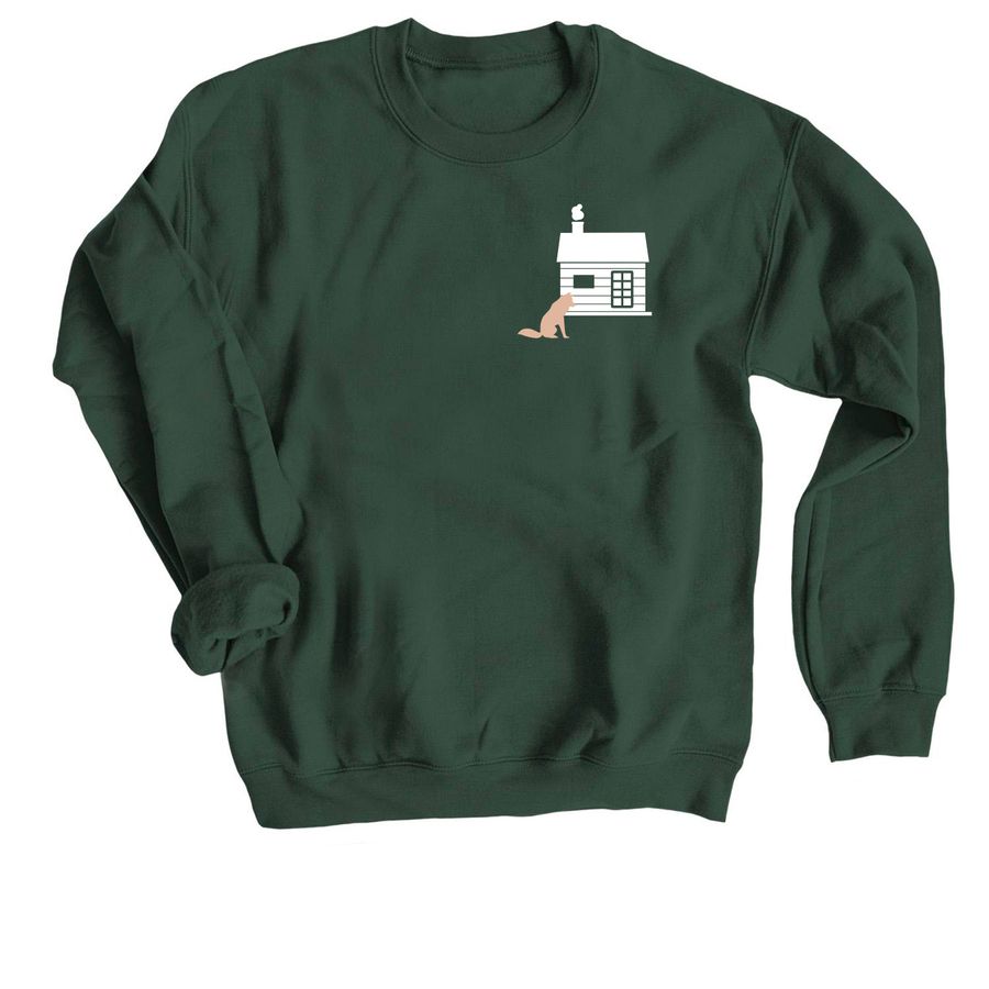 Not So Silent Night, a Forest Crewneck Sweatshirt