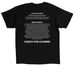 REAL RDH, a Black Classic Unisex Tee (back-view)