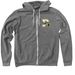 Parkview Pawprint with Zipper, a Deep Heather Zip Up Hoodie