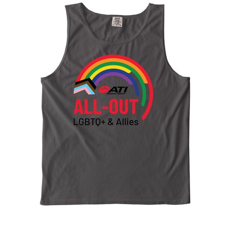 ATI ALL-OUT ERG, a Pepper Comfort Colors Tank Top