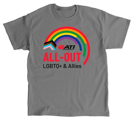 ATI ALL-OUT ERG, a Charcoal Classic Unisex Tee