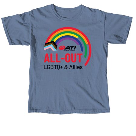 ATI ALL-OUT ERG, a Blue Jean Comfort Colors Unisex Tee
