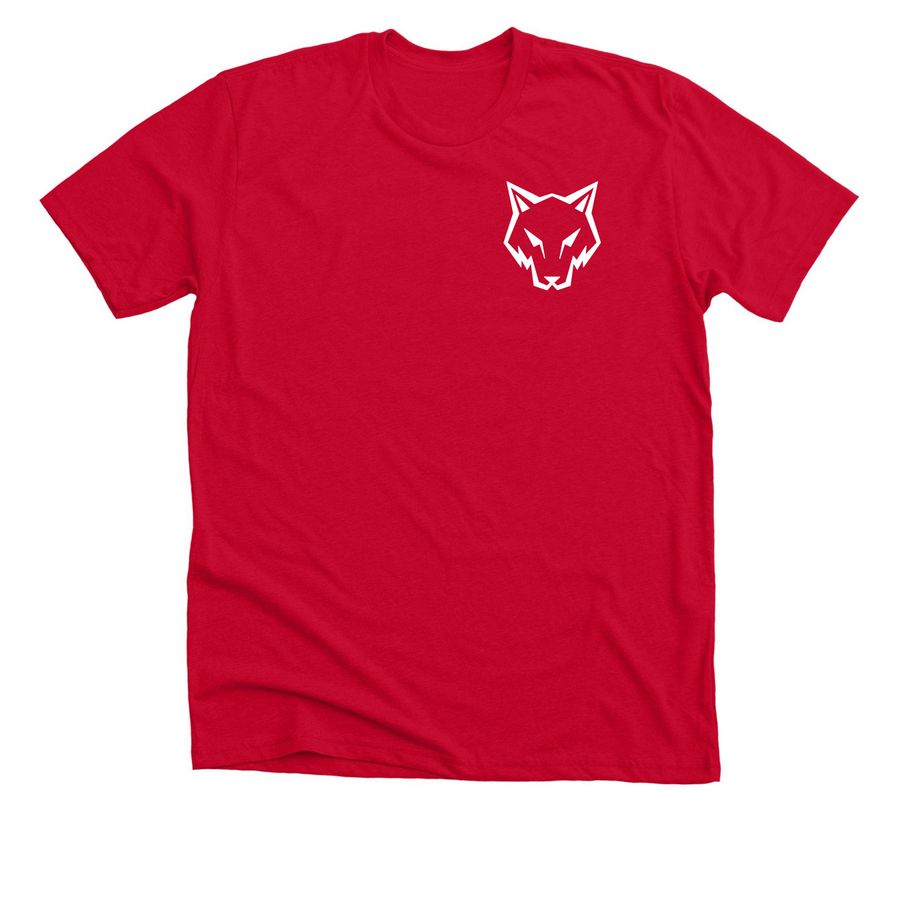 Charlie Co. FRG RED, a Solid Red Blend Premium Unisex Tee