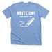 Write On! Young Writers' Camp T-Shirts, a Heather Carolina Blue Premium Unisex Tee