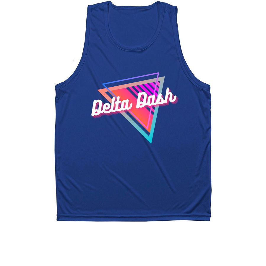 Delta Dash, a True Royal Unisex Performance Tank