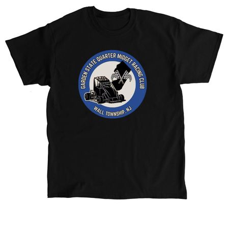 Blue Logo, a Black Classic Unisex Tee