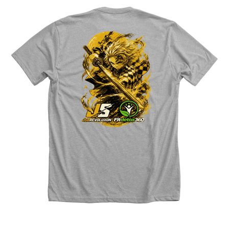 Fitdetox360 Lifestyle Edition, a Athletic Heather Premium Unisex Tee (back-view)