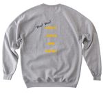 Jane's Brain Train, a Sport Grey Softstyle Crewneck Sweatshirt (back-view)