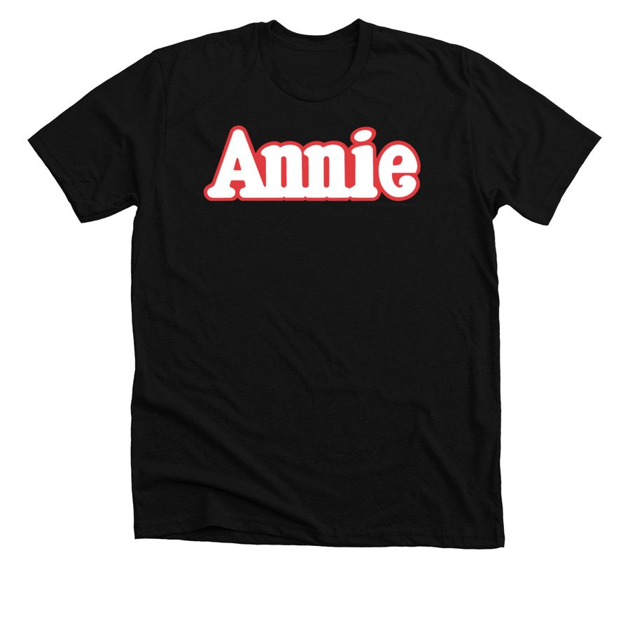 TW Annie Cast & Crew Shirt, a Solid Black Blend Premium Unisex Tee