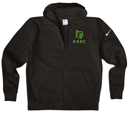 Nike GGRC Warm-up&nbsp;, a Black Nike Women's Club Fleece Zip Up Hoodie
