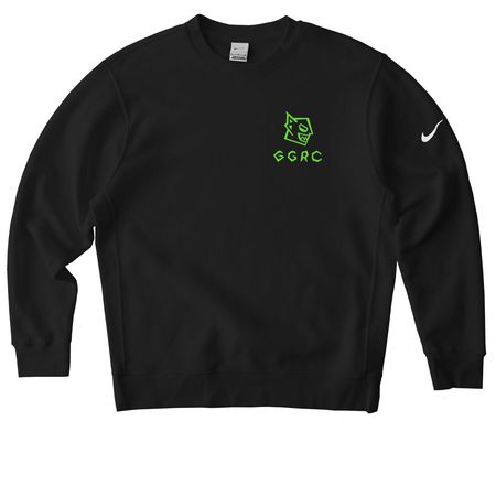 Nike GGRC Warm-up&nbsp;, a Black Nike Club Fleece Crewneck Sweatshirt