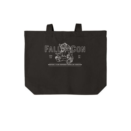 FallCon 2026 Totes, a Deep Black Cotton Canvas Tote Bag
