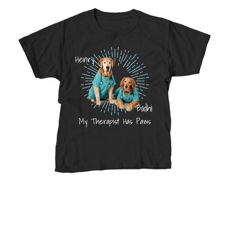 Henry & Bodhi's Great Adventures, a Black Youth Unisex Tee