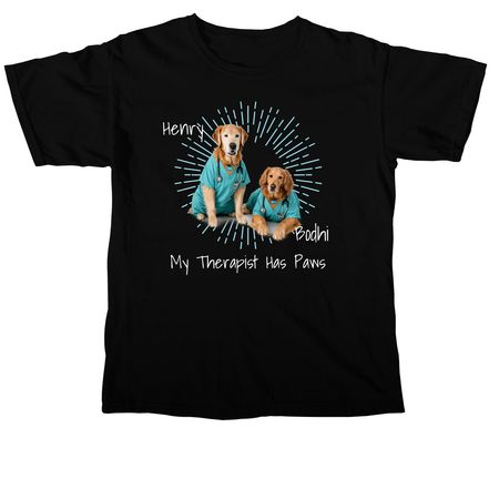 Henry & Bodhi's Great Adventures, a Black Comfort Colors Unisex Tee