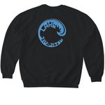 Lake BJJ Storefront, a Black Softstyle Crewneck Sweatshirt (back-view)