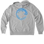 Lake BJJ Storefront, a Granite Grey Heather Allmade Organic French Terry Zip Up Hoodie (back-view)