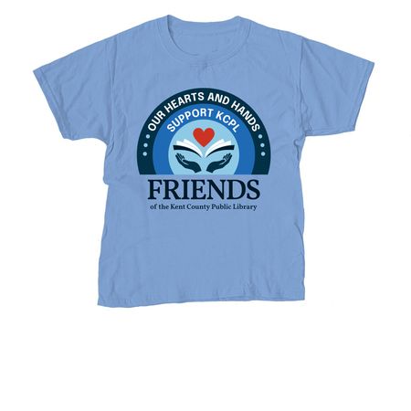 Friends Apparel - Hearts & Hands, a Carolina Blue Youth Unisex Tee
