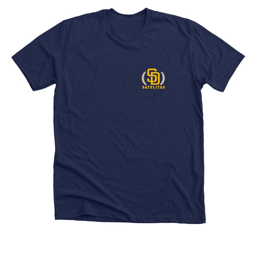 Sayulitas 2026 Padres Playoff Run T Shirt, a Solid Navy Blend Premium Unisex Tee