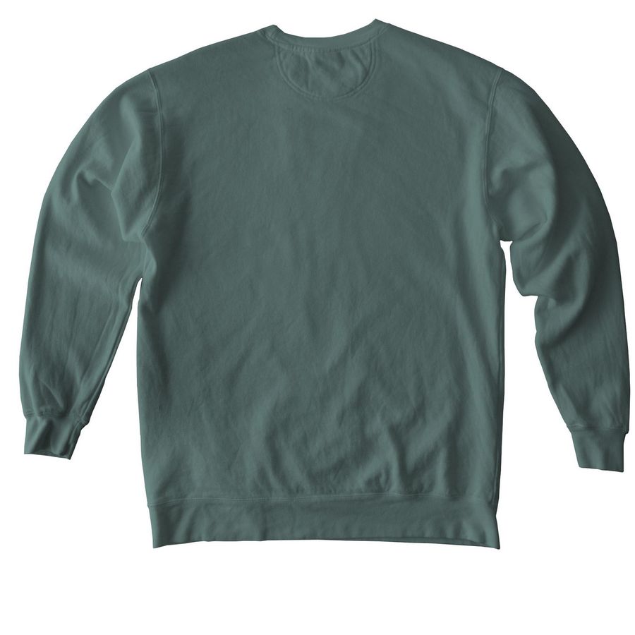 Rally For Ryan-Batten Disease, a Blue Spruce Comfort Colors Crewneck Sweatshirt (back-view)